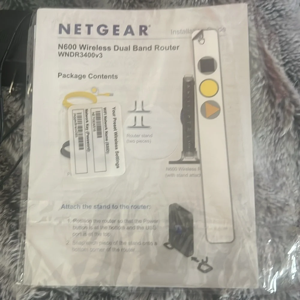 Netgear N600 Dual Band Wireless Router WNDR3400